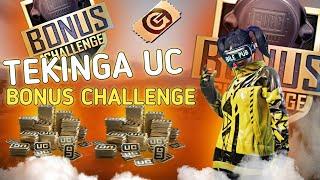 PUBG MOBILE TEKINGA 60000 UC OLISH  BONUS CHALLENGEDA QATNASHISH 