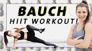 Bauch HIIT Workout für Zuhause | Fett verbrennen & Core stärken in 15 Minuten