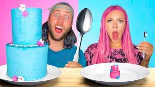 ASMR BIG GIANT FOOD VS SMALL FOOD CHALLENGE MUKBANG EATING SOUNDS 먹방