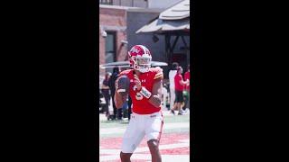 Taulia Warming Up for Towson | Maryland Football