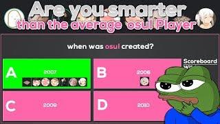 [Osu! Gameshow] Are you smarter than the average osu! player? ft. Will Stetson