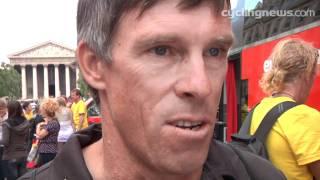 Cycling legend Phil Anderson speaks about Cadel Evans at Tour de France 2011