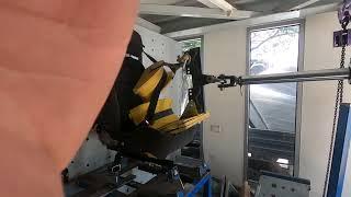 GU Patrol seat belt test with Huracan Fabrication's seat adapter kit