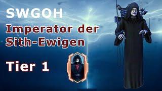 SWGOH - Imperator der Sith Ewigen -Tier 1- mit Film Szene ;)