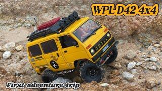 WPL D42  4x4 with JJRC Q121 Chassis   First Adventure Trip