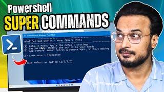 7 MostUSEFUL Windows POWERSHELL Commands Nobody KNOWS!!