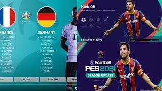 EFOOTBALL PES 2021- MENU + GAMEPLAY DO EFOOTBALL PES 2021