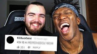 REACTING TO HATE COMMENTS