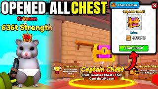 I Opened All Chest From Pirate Event On Arm Wrestling Simulator (Roblox)!