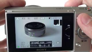 Sony NEX-5 menu system