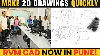 Better & Smarter Designing | How to make 2D Drawings Quickly using Autocad | RVM CAD Pune CAD Class