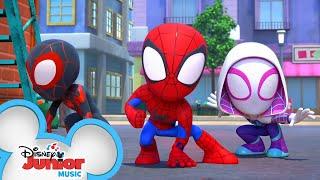 Time to Spidey Save the Day Music Video | Marvel's Spidey and His Amazing Friends | @disneyjr