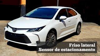 Corolla XEi 2021 - Sensor de estacionamento, friso lateral, insulfilm.