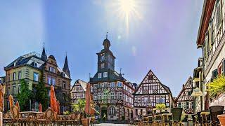 Heppenheim ,Deutschland!Eine wunderschöne mittelalterliche Stadt im Westen Deutschlands!