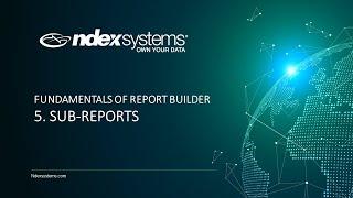 Fundamentals of Report Builder Part 5 - Sub-Reports