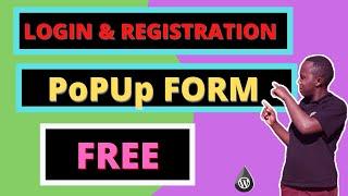 Create Pop up login logout Registration form menu in WordPress How to | WordPress login