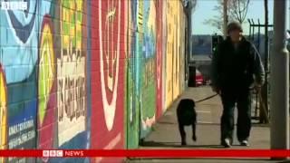 peace walls in Belfast
