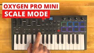 M-Audio Oxygen Pro MINI - Scale Mode Tutorial and Demo