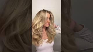 This volume blow dry spray from @Olaplex is amazing  #blowout #hair #volume