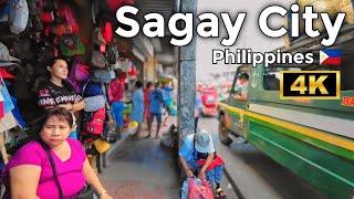 SAGAY CITY Negros Occidental PHILIPPINES WALKING TOUR + Bus Ride (street ambience) @wencywandertv