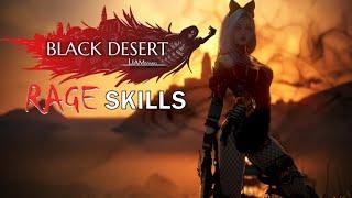 Black Desert Online ALL Ultimate Rage Skills