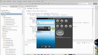 how to create intent. image switcher and logout android