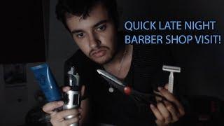 [ASMR] LATE NIGHT BARBERSHOP ROLEPLAY