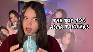 The Top 100 ASMR Triggers! (100K Special)