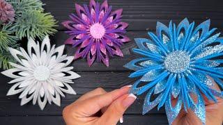 3D Snowflake  DIY Christmas Decorations 2024 Christmas Crafts