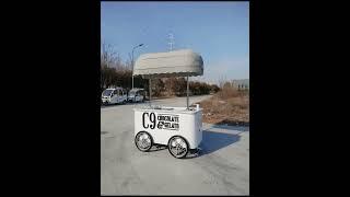 Does this mini food trailer attract you? #foryou #automobile
