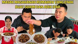 MASAK AYAM KECAP DAN BELAJAR MASAKANAN CHINA BUAT KELUARGA,  GIMANA TANGGAPAN SUAMI & ADIK IPAR?