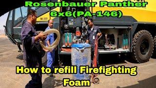 How to Refill a Rosenbauer Panther 6x6(PA-146) with a Fire fighting Foam