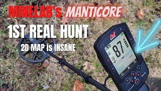 Minelab Manticore First Hunt - That 2D Display is Crazy!