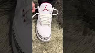 Jordan 3 Laces Tutorial ️if you love shoes watch this…