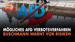 Buschmann warnt vor Risiken von AfD Verbot