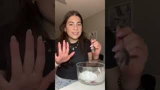 backwards slime challenge #slimeslime #slime #fluffyslime #shorts