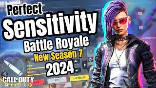 Ultimate Zero Recoil Sensitivity Settings For COD Mobile Battle Royale Season 7 2024 | CODM BR 2024