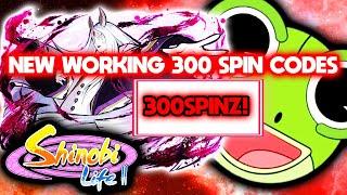 *NEW* WORKING 300 SPIN CODES IN SHINOBI LIFE 2!!! | FREE UPDATE CODES | Shinobi Life 2