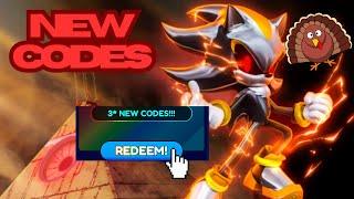 3* NEW SONIC SPEED SIMULATOR CODES! | November 2023 | Roblox Sonic Speed Simulator