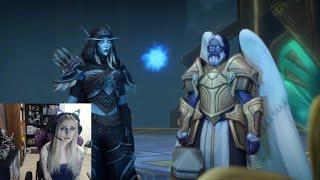 LadySurvival Reacts to "Anduin Frees Arthas Ending Cinematic"