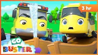 Buster River Rapid Adventure | Go Buster - Bus Cartoons & Kids Stories