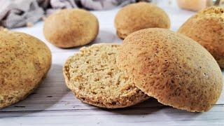 Healthy Gluten-Free (Hamburger) Buns | Vegan and Yeast-Free