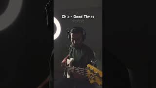 The famous Chick - Good Times bass line, can play it for hours! #glguitars #bassguitar #basscover