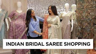 Bride To Be Shopping for Bridal Saree. Saree shopping for bride 2025