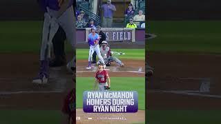Ryan McMahon celebrated Ryan Night with a home run in Colorado 