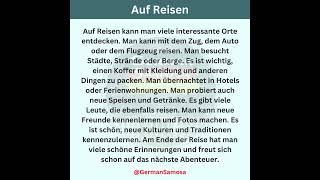 Auf Reisen | Learn German With Dialogues | German Samosa  #deutsch #germanlevela1 #lernen