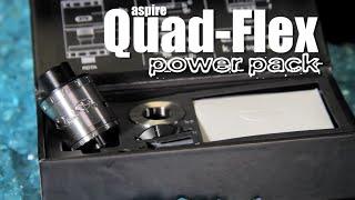 Quad Flex POWER PACK RDA ~DIY System Kit~ by aspire (RDA Review)