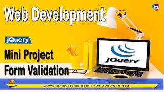 form validation in jquery | jquery form validation | jQuery tutorial | Sekharmetla | Harisystems