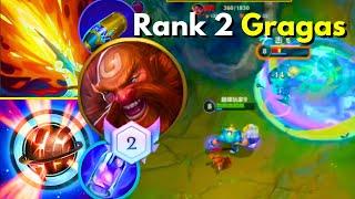 Rank 2 Gragas (Mid/Top) | 3 Games | Legendary Rank #2 | 7688 LP | Wild Rift China