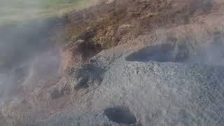 Geothermal Explosion in Hveradalir, Iceland